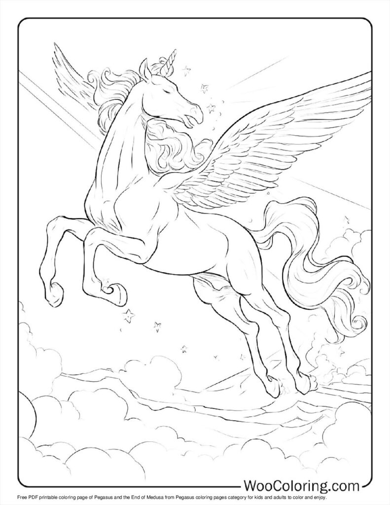 100  Pegasus coloring pages  Free PDF To Print  - 50
