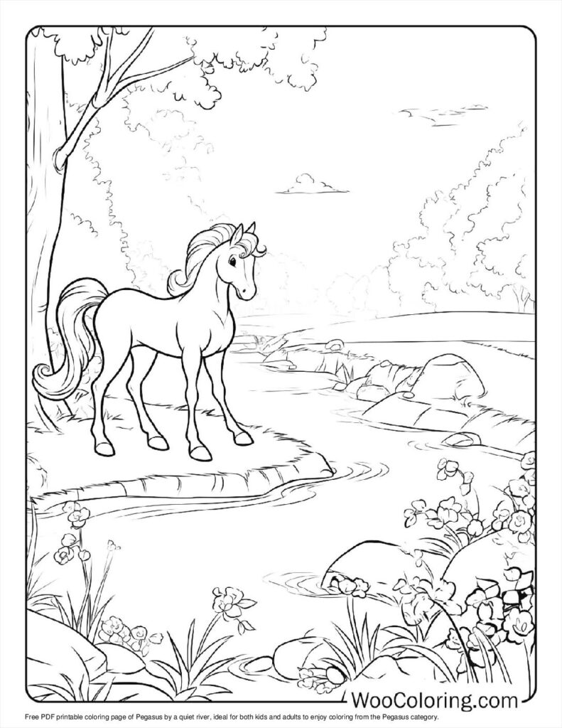 100  Pegasus coloring pages  Free PDF To Print  - 18
