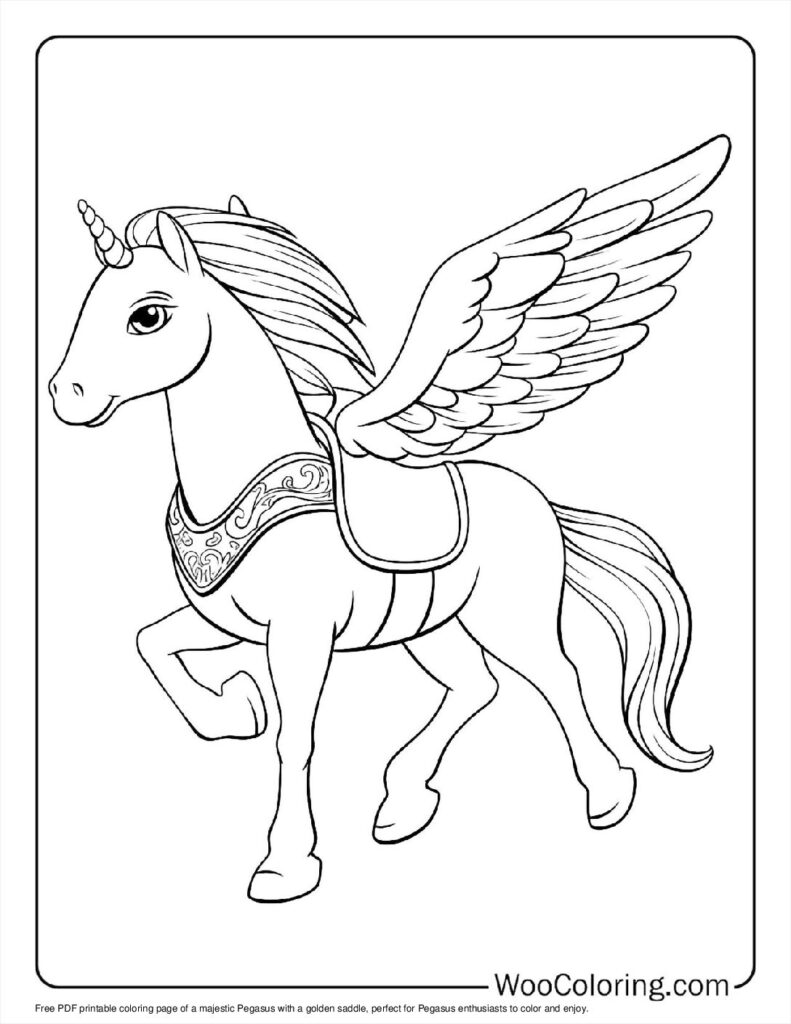 100  Pegasus coloring pages  Free PDF To Print  - 47