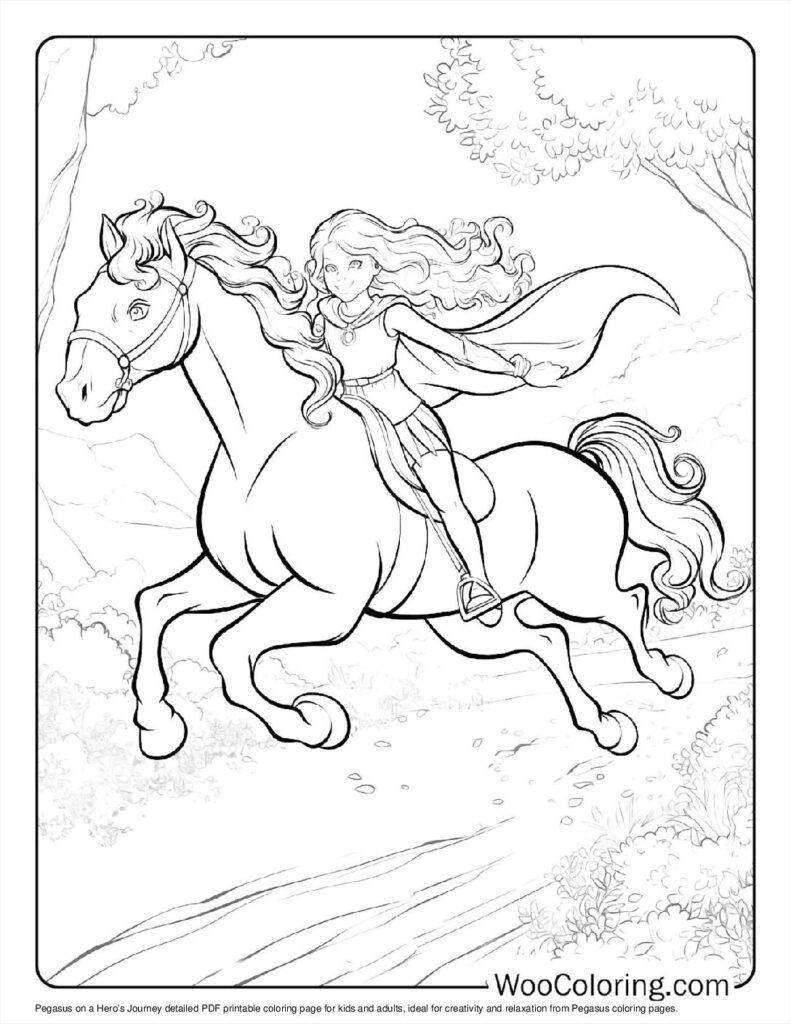 100  Pegasus coloring pages  Free PDF To Print  - 52