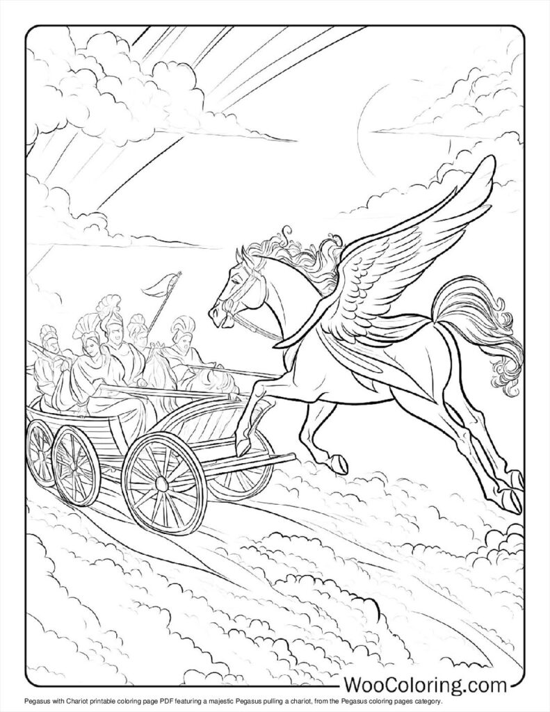 100  Pegasus coloring pages  Free PDF To Print  - 20