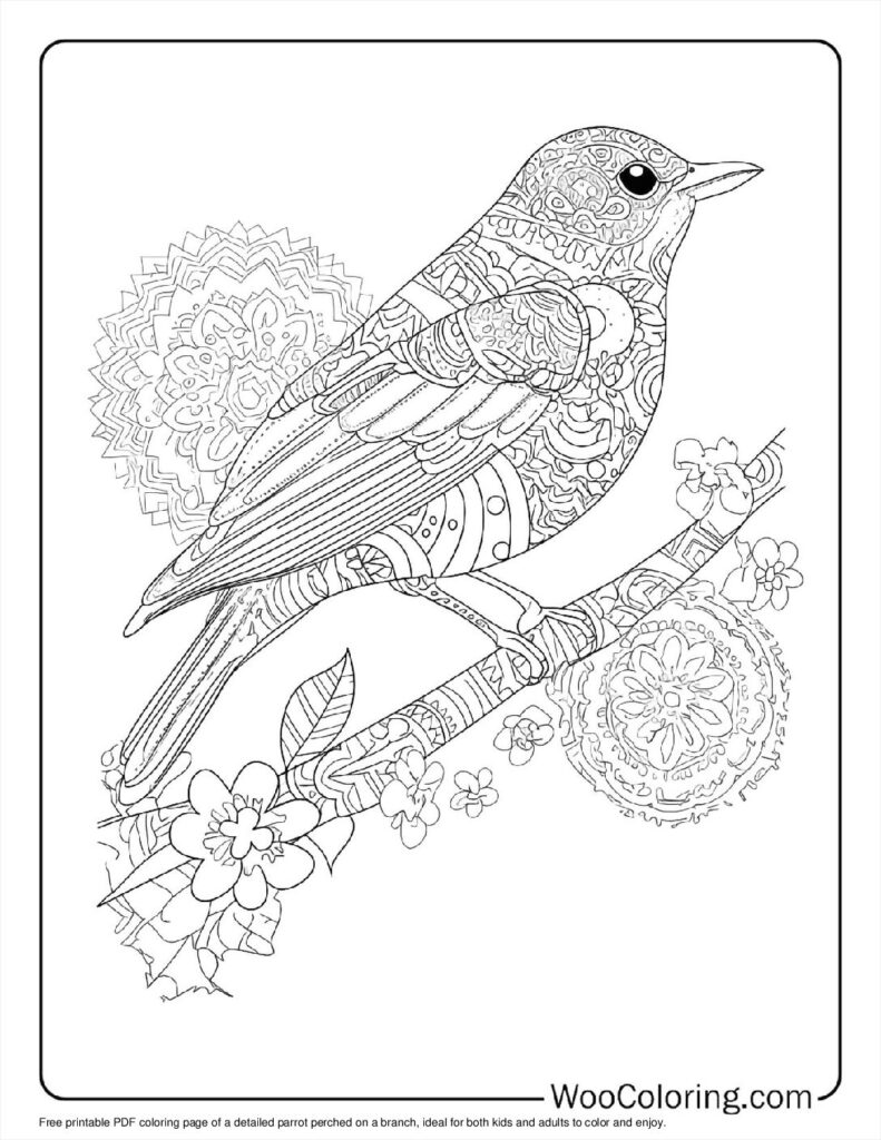 Perched Bird Art