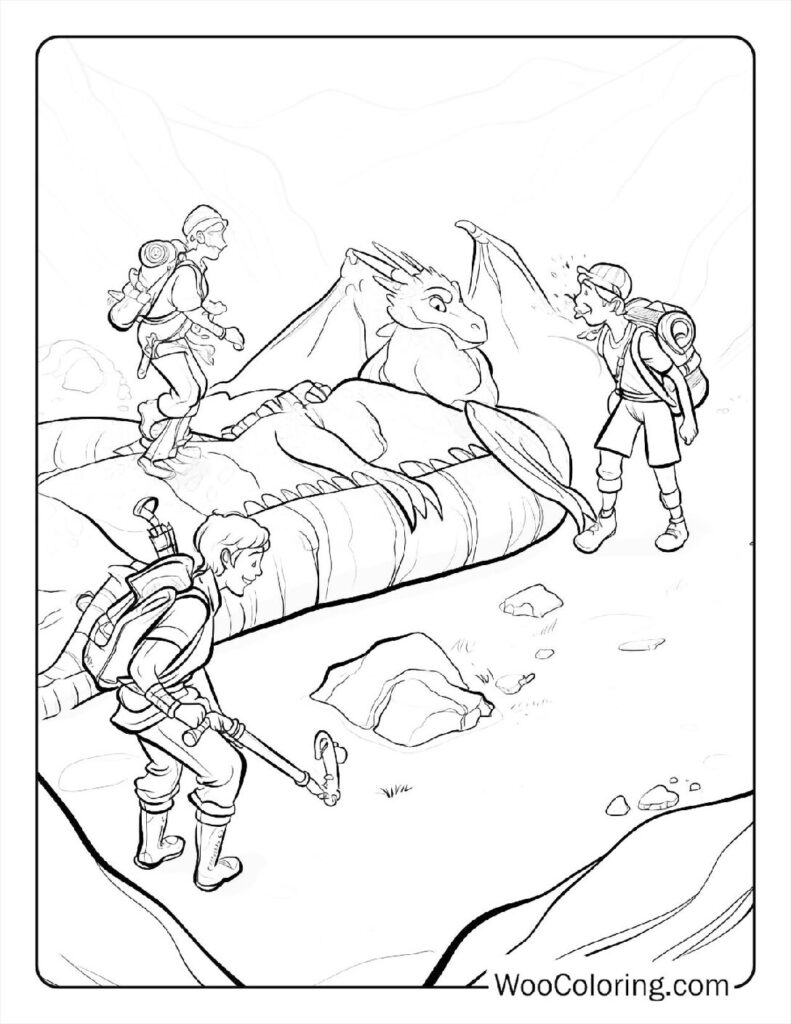 100 Dungeons Dragons coloring pages Free PDF To Print - 19