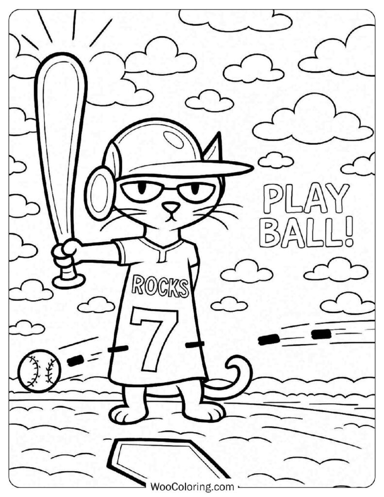 30 Pete The Cat Coloring Pages  Free PDF To Print  - 41