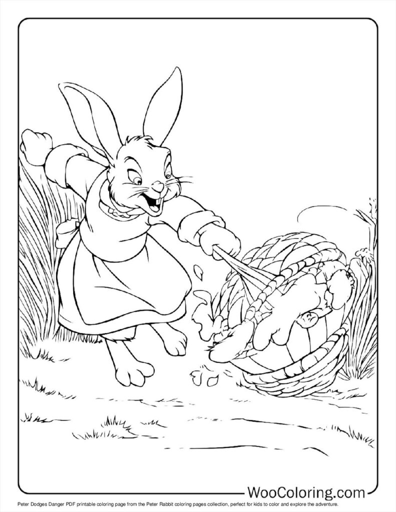 100  Peter Rabbit coloring pages  Free PDF To Print  - 90