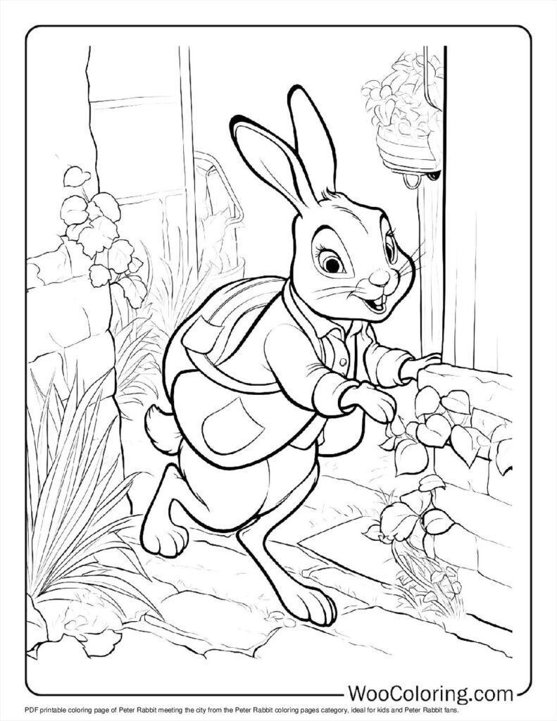 100  Peter Rabbit coloring pages  Free PDF To Print  - 89