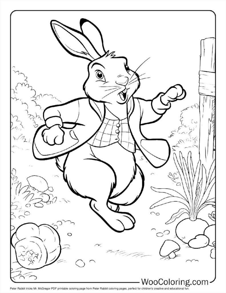100  Peter Rabbit coloring pages  Free PDF To Print  - 35