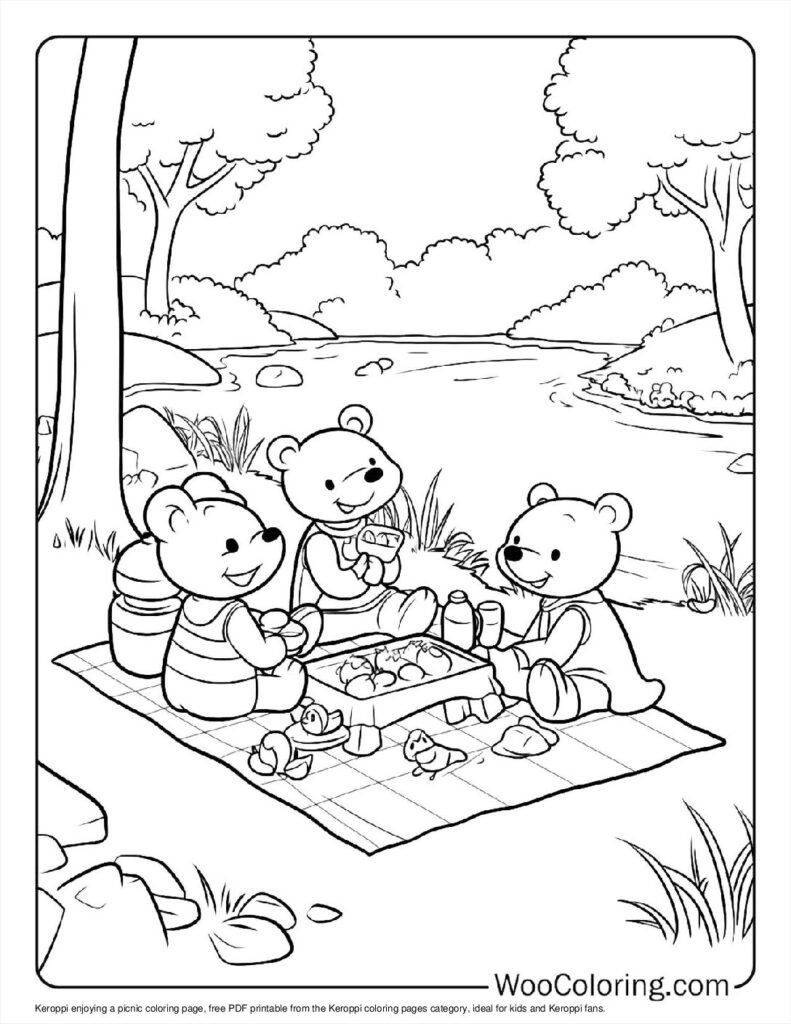 100  Keroppi coloring pages  Free PDF To Print  - 61