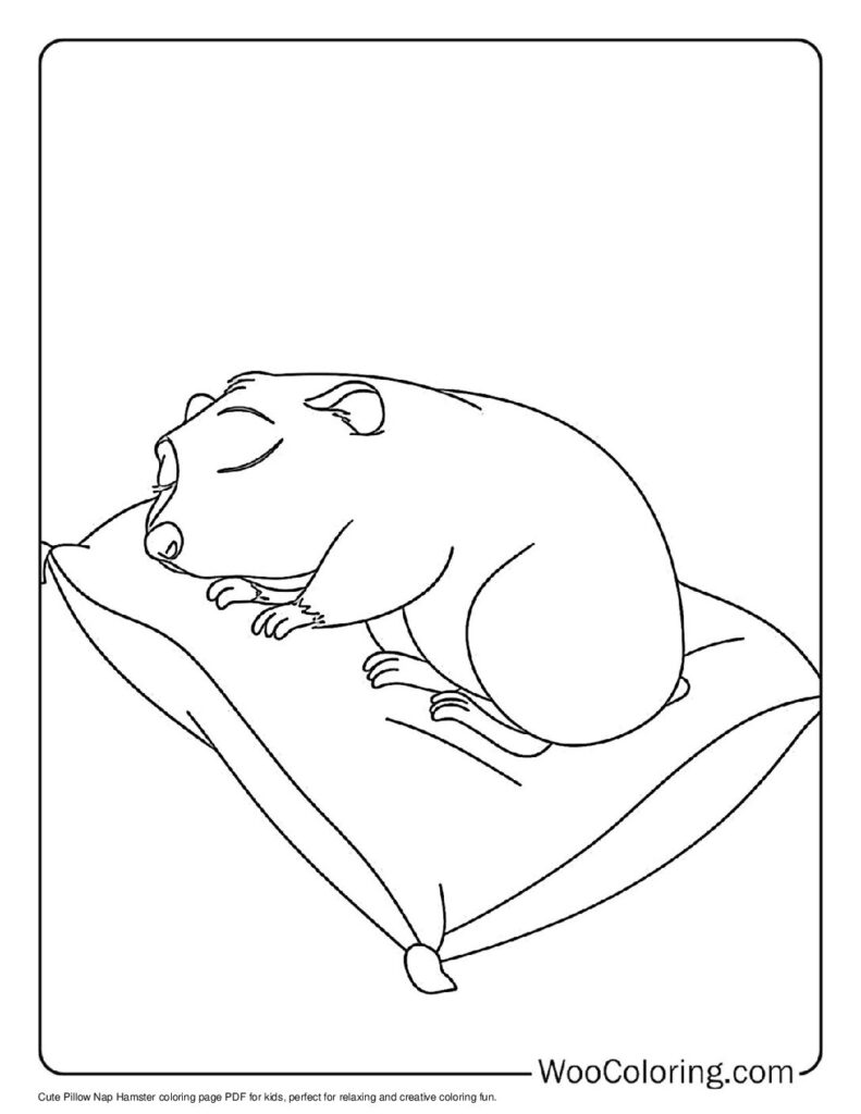 100  Hamster coloring pages  Free PDF To Print  - 55
