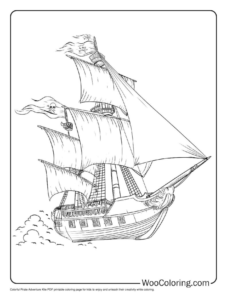 100  Kite coloring pages  Free PDF To Print  - 86