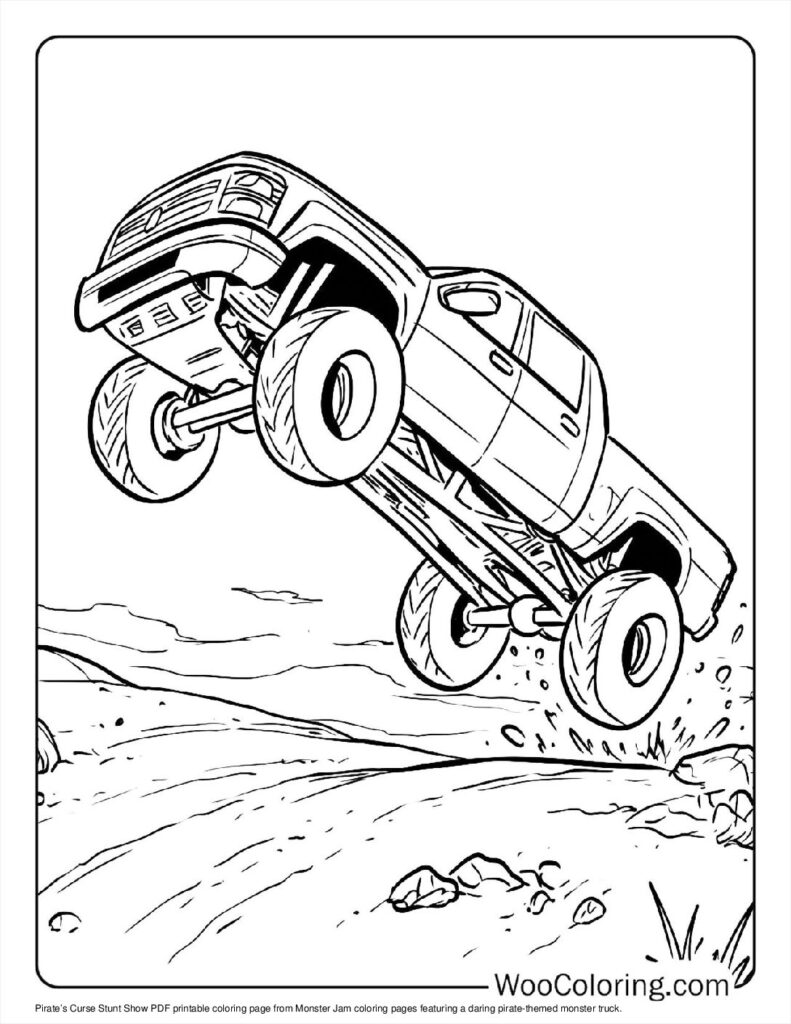 100  Monster Jam coloring pages  Free PDF To Print  - 29