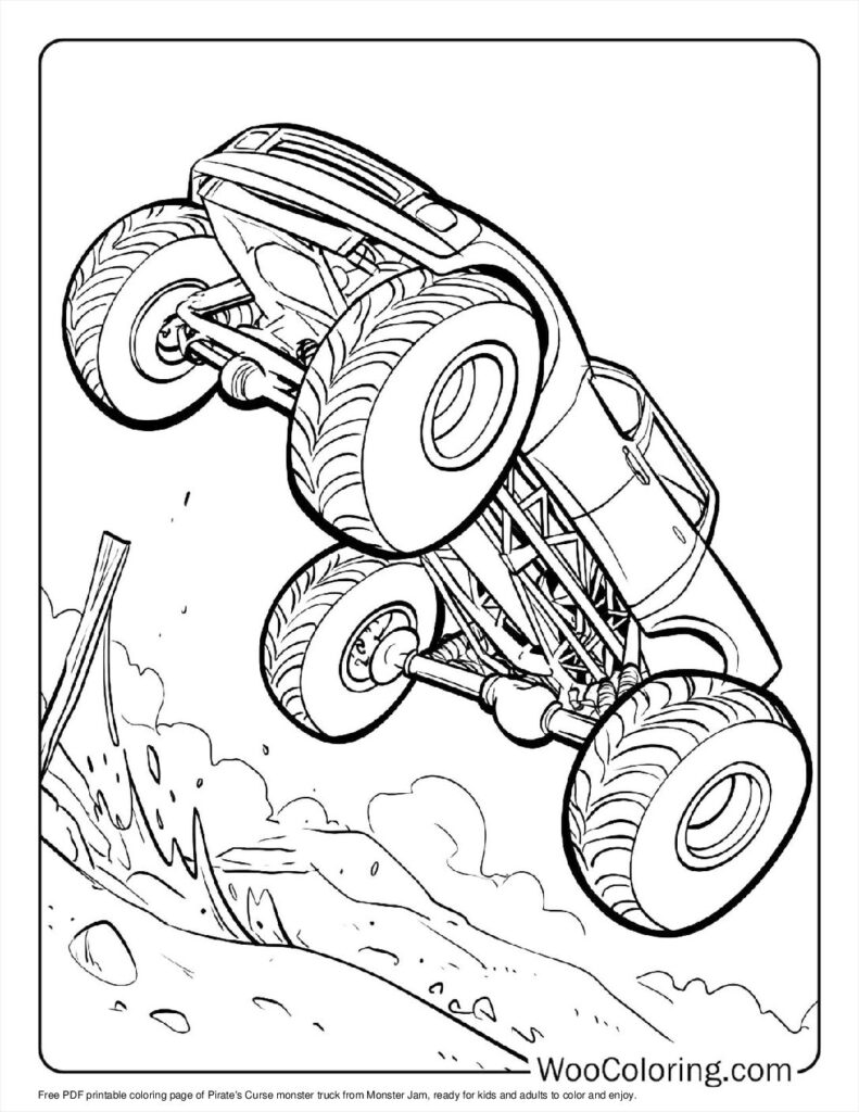 100  Monster Jam coloring pages  Free PDF To Print  - 52