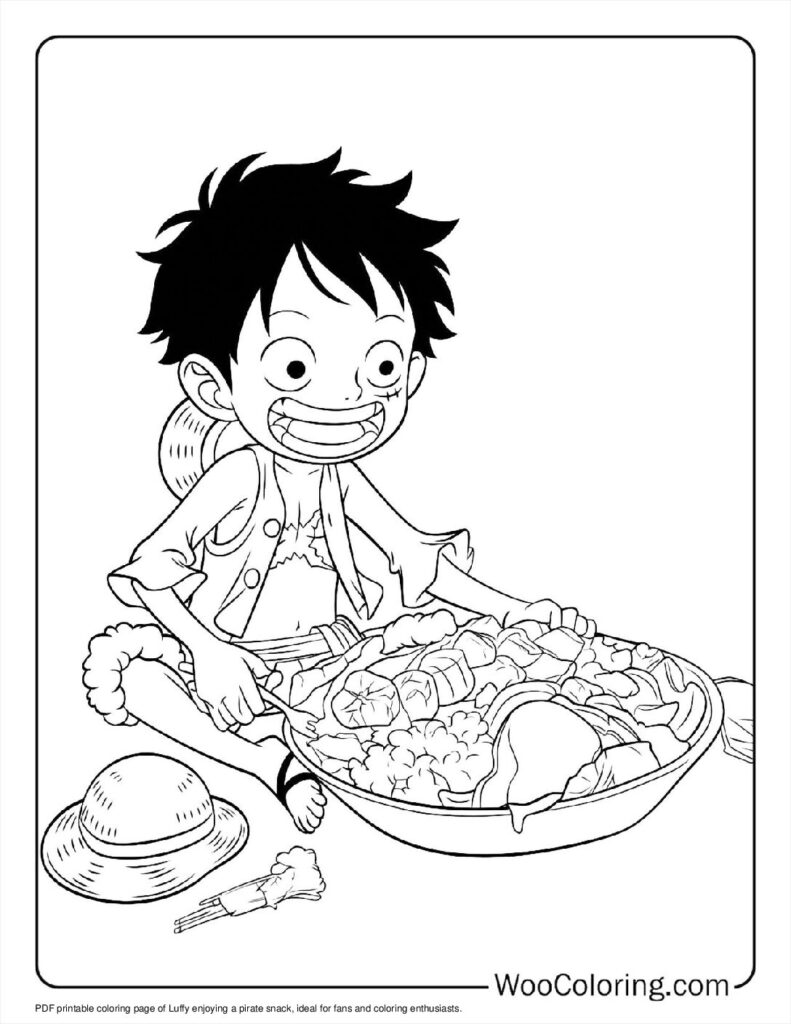 100  Luffy coloring pages  Free PDF To Print  - 30