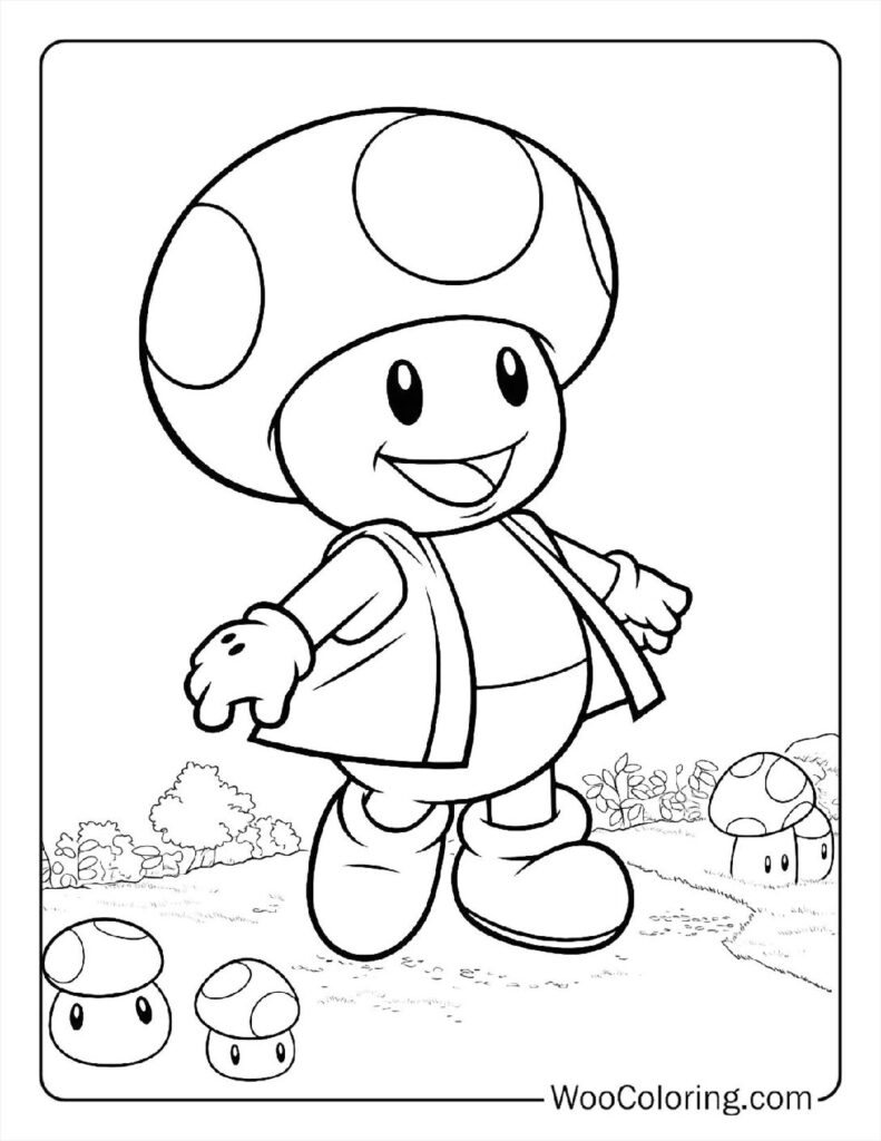 100  Toad coloring pages  Free PDF To Print  - 65