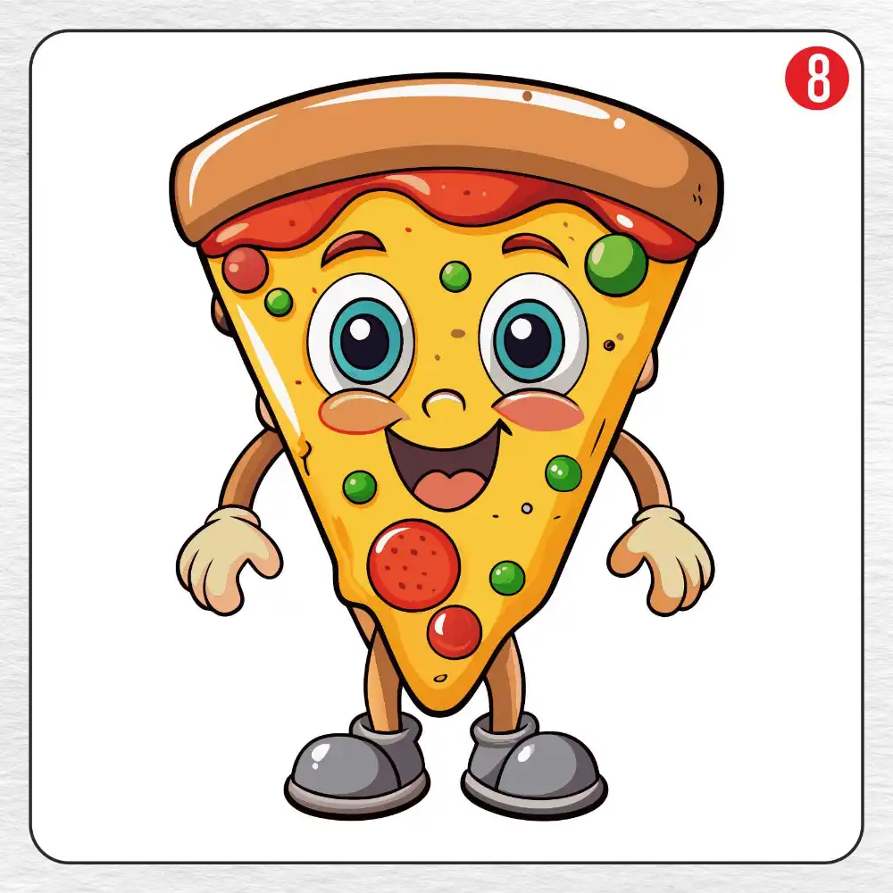 22 Pizza Coloring Pages  Free PDF To Print  - 3