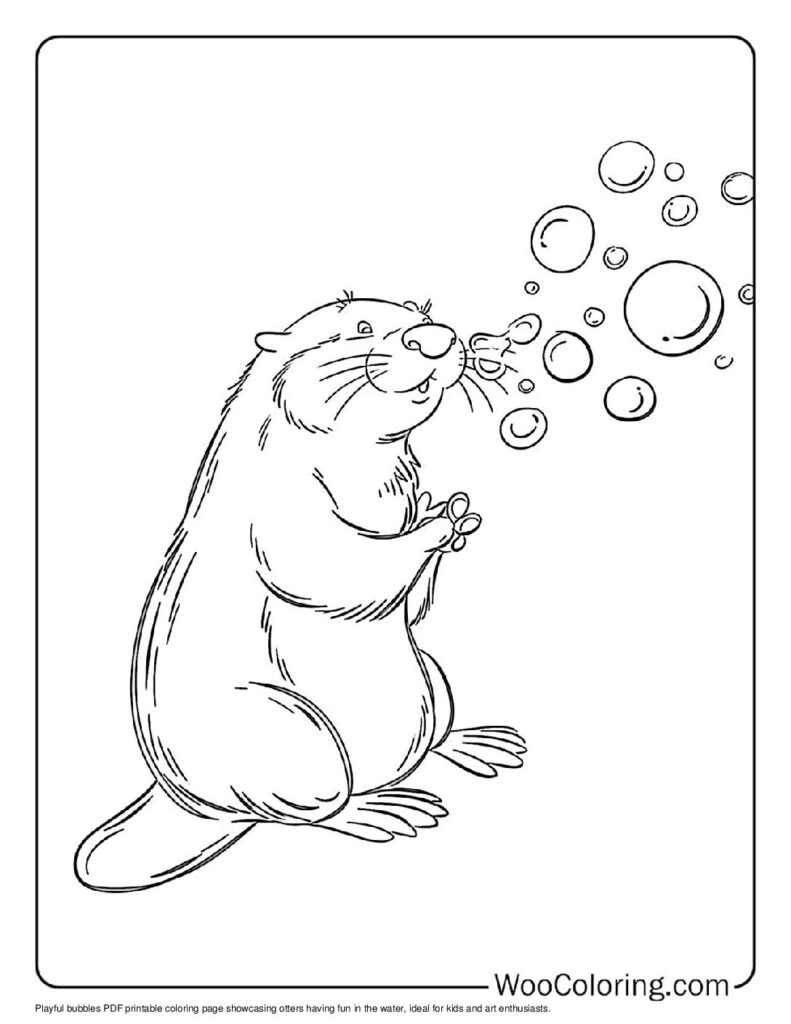 100  Otter coloring pages  Free PDF To Print  - 62