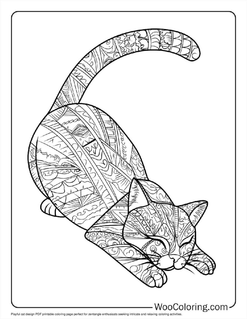100  Zentangle coloring pages  Free PDF To Print  - 60