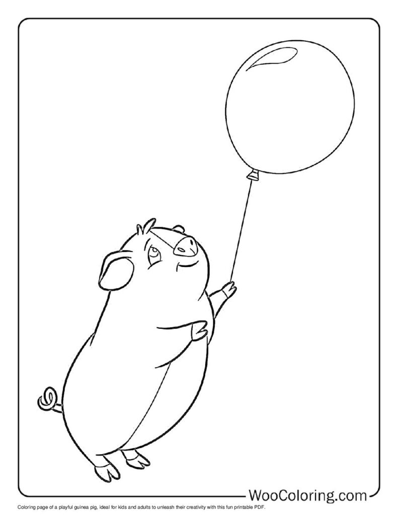100 Guinea Pig coloring pages Free PDF To Print - 84