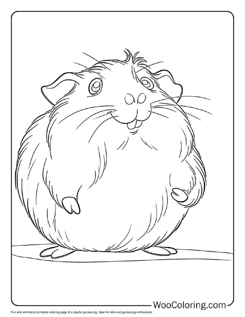 100 Guinea Pig coloring pages Free PDF To Print - 2