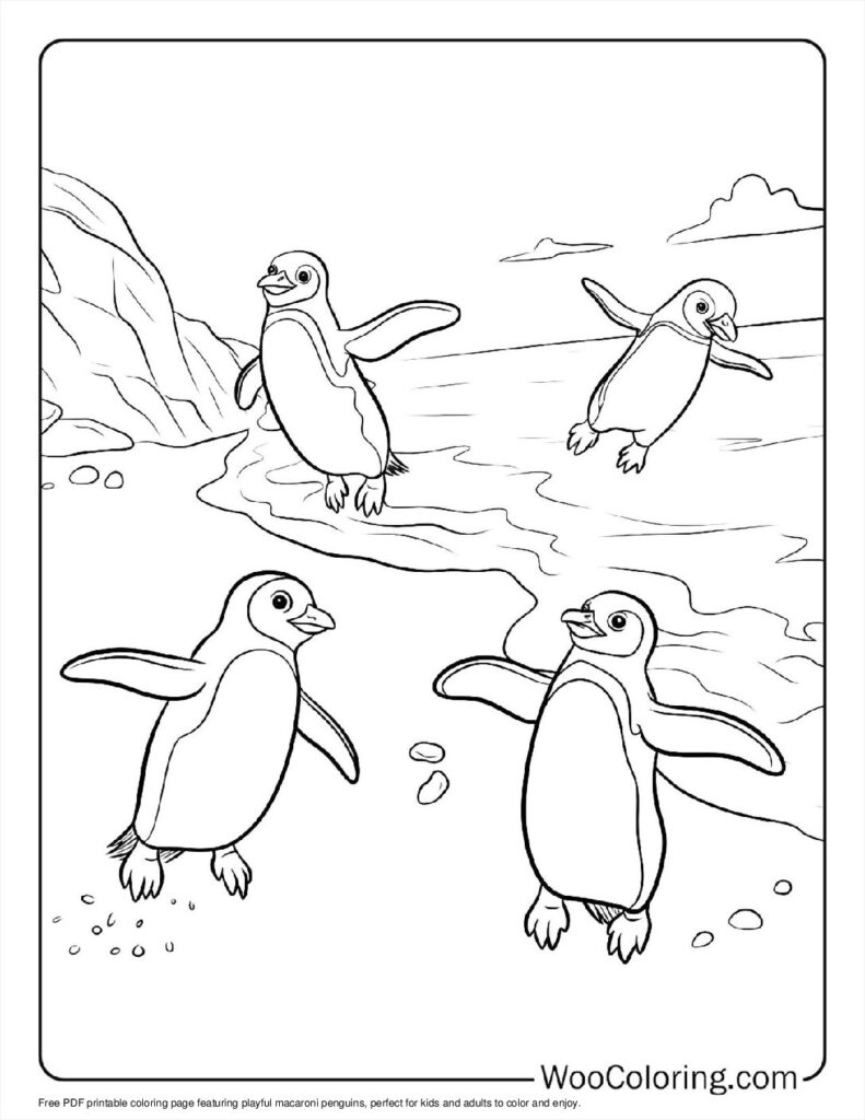 100  Penguin coloring pages  Free PDF To Print  - 45