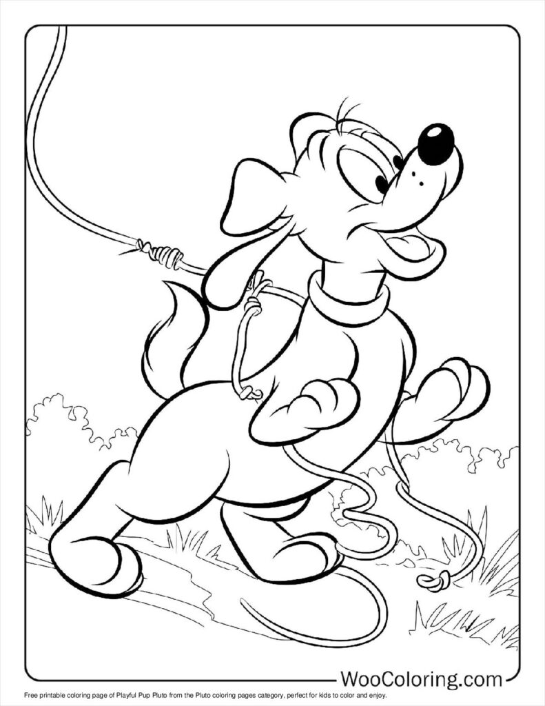 100  Pluto coloring pages  Free PDF To Print  - 22