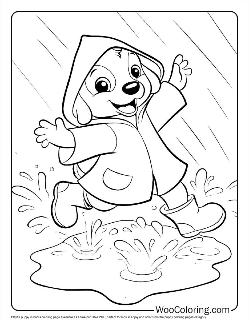 100  Puppy coloring pages  Free PDF To Print  - 17