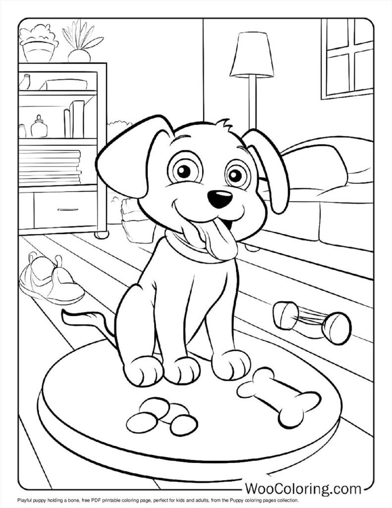 100  Puppy coloring pages  Free PDF To Print  - 38