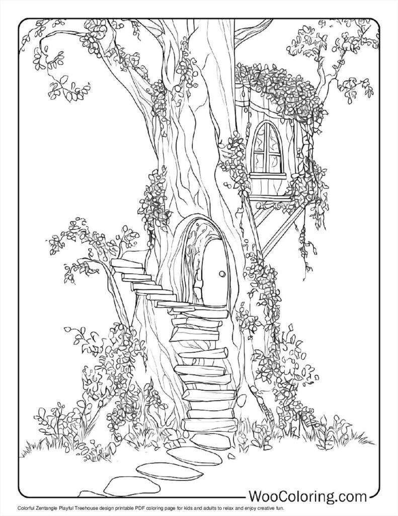 100  Zentangle coloring pages  Free PDF To Print  - 22