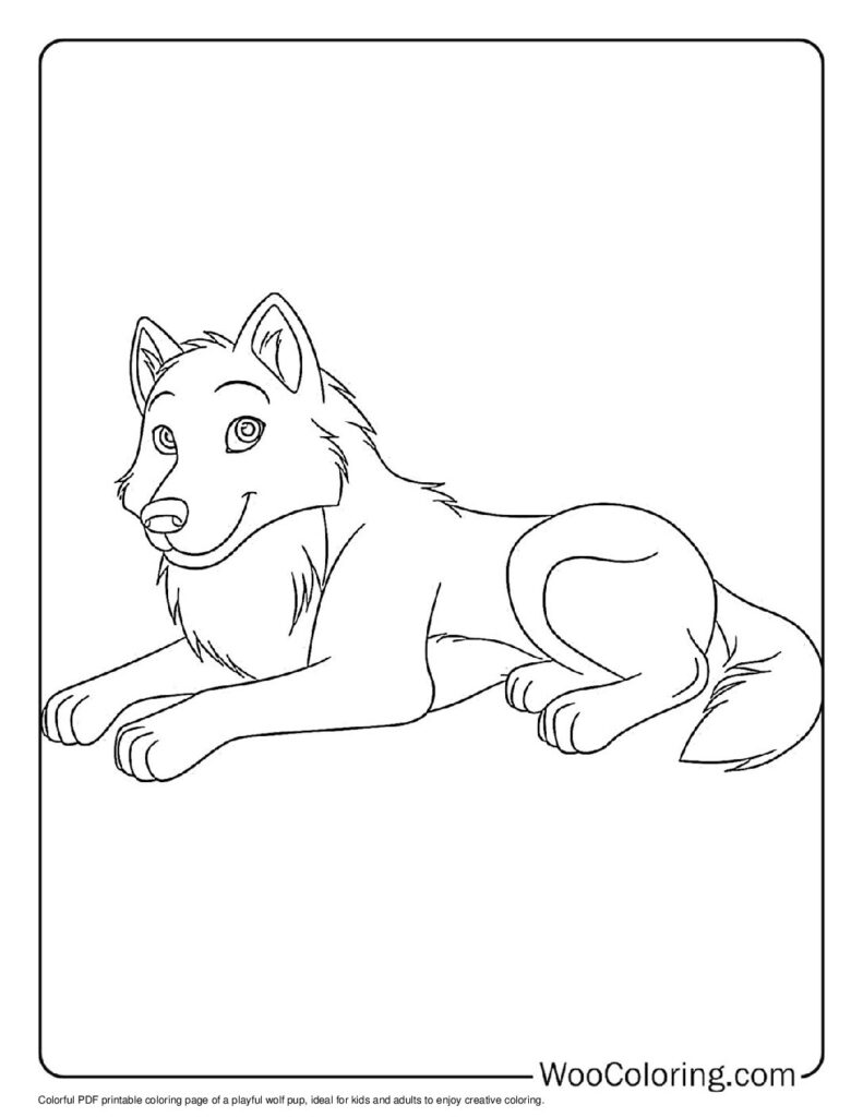 100  Wolf coloring pages  Free PDF To Print  - 15
