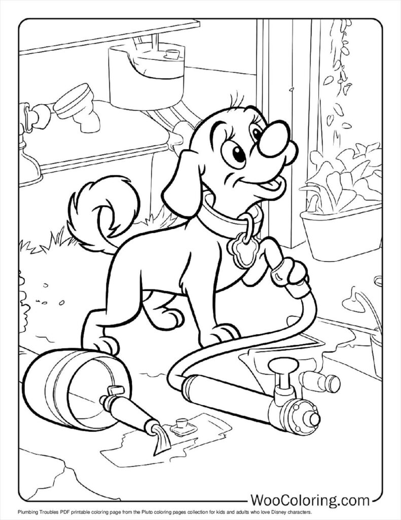 100  Pluto coloring pages  Free PDF To Print  - 11