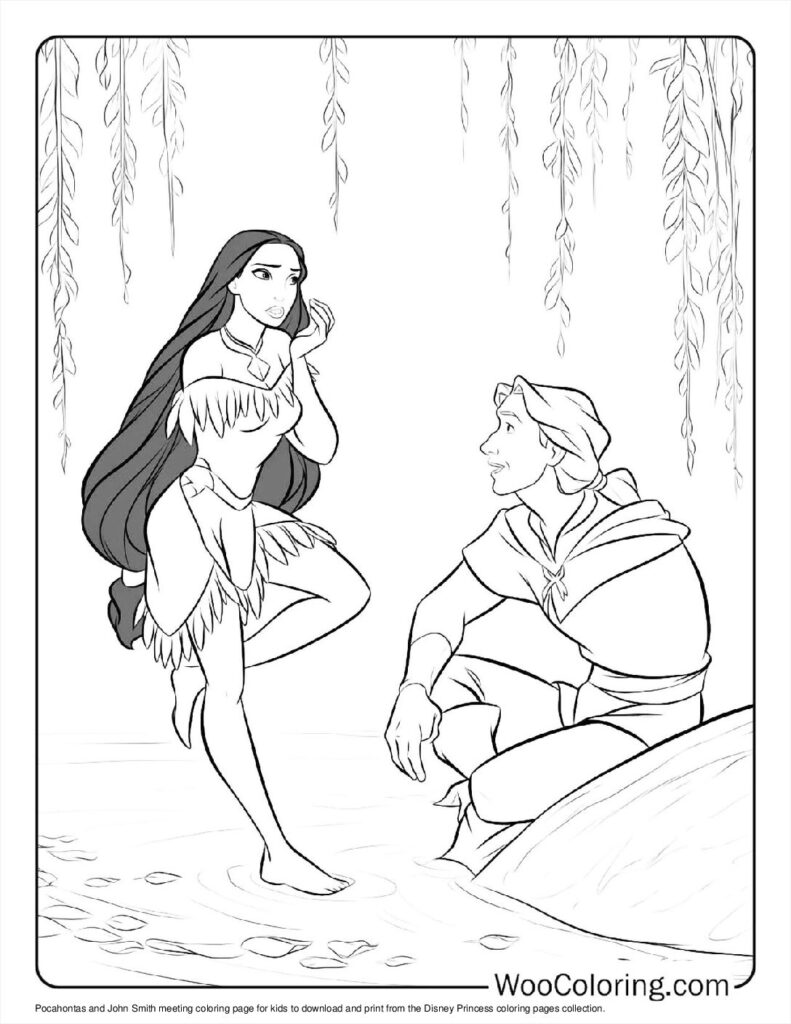 Pocahontas Meets John Smith