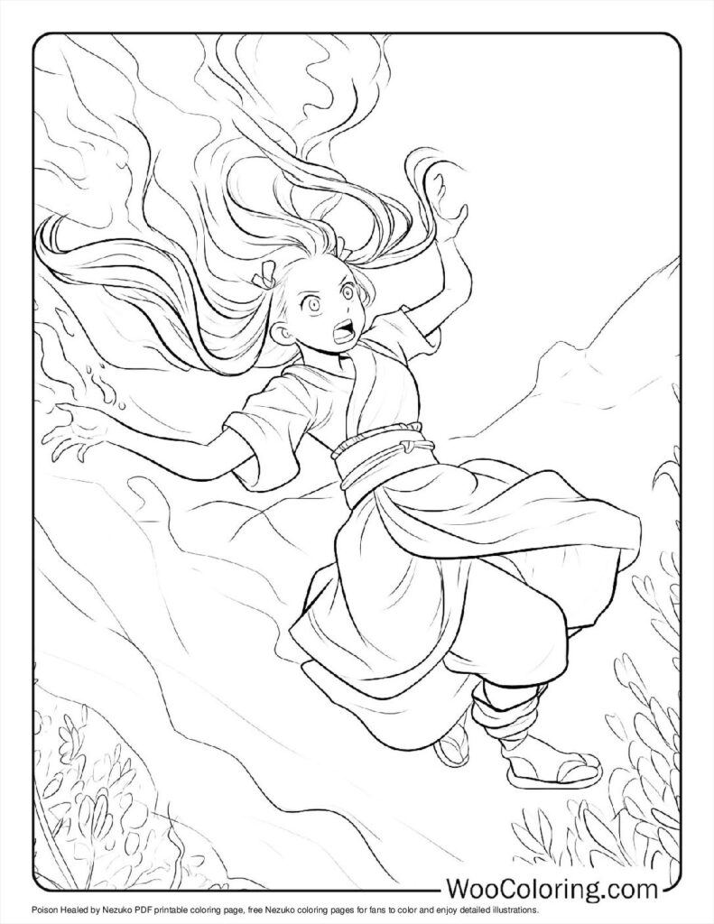 100  Nezuko coloring pages  Free PDF To Print  - 79