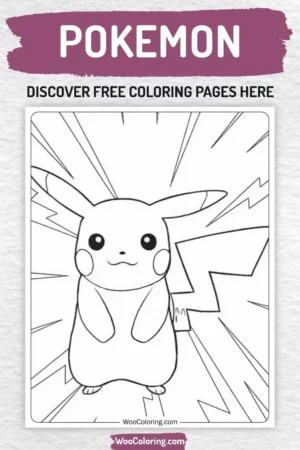 Pokemon coloring pages designs for kids