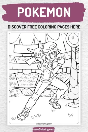 Pokemon coloring pages designs for kids