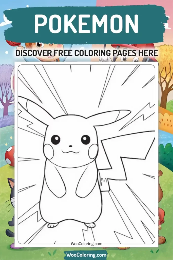 Pokemon coloring pages designs from TV Show
