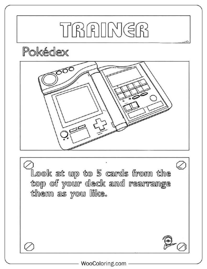 Pokémon Trainer Card Pokédex Base Set