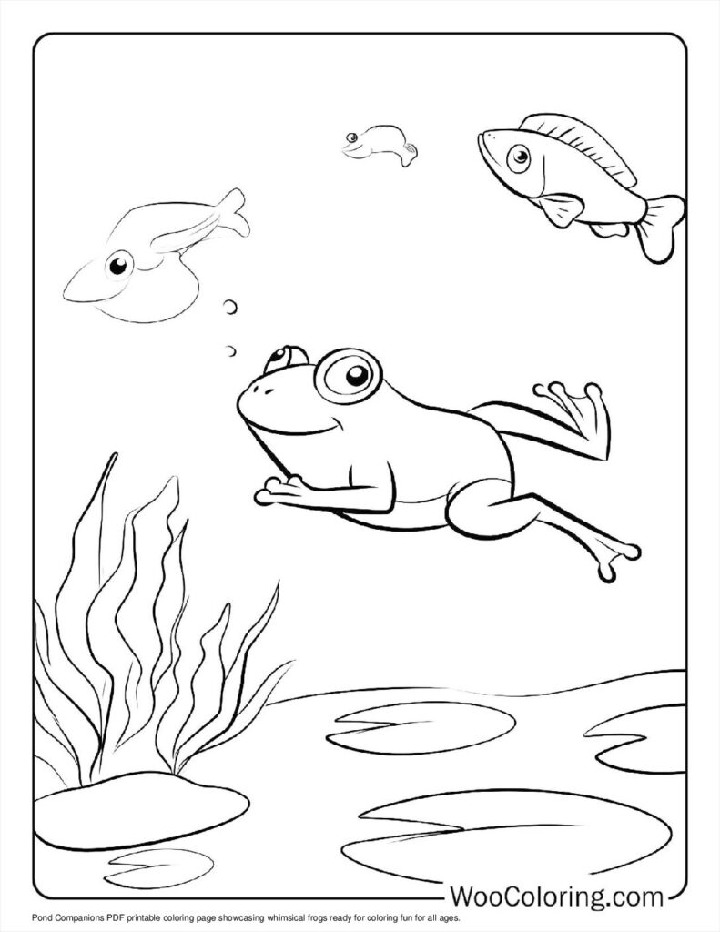 100  Frog coloring pages  Free PDF To Print  - 52