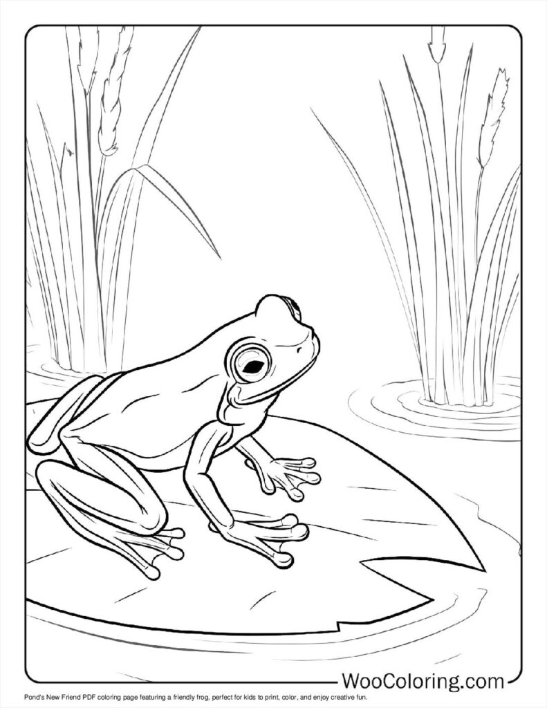 100  Frog coloring pages  Free PDF To Print  - 46