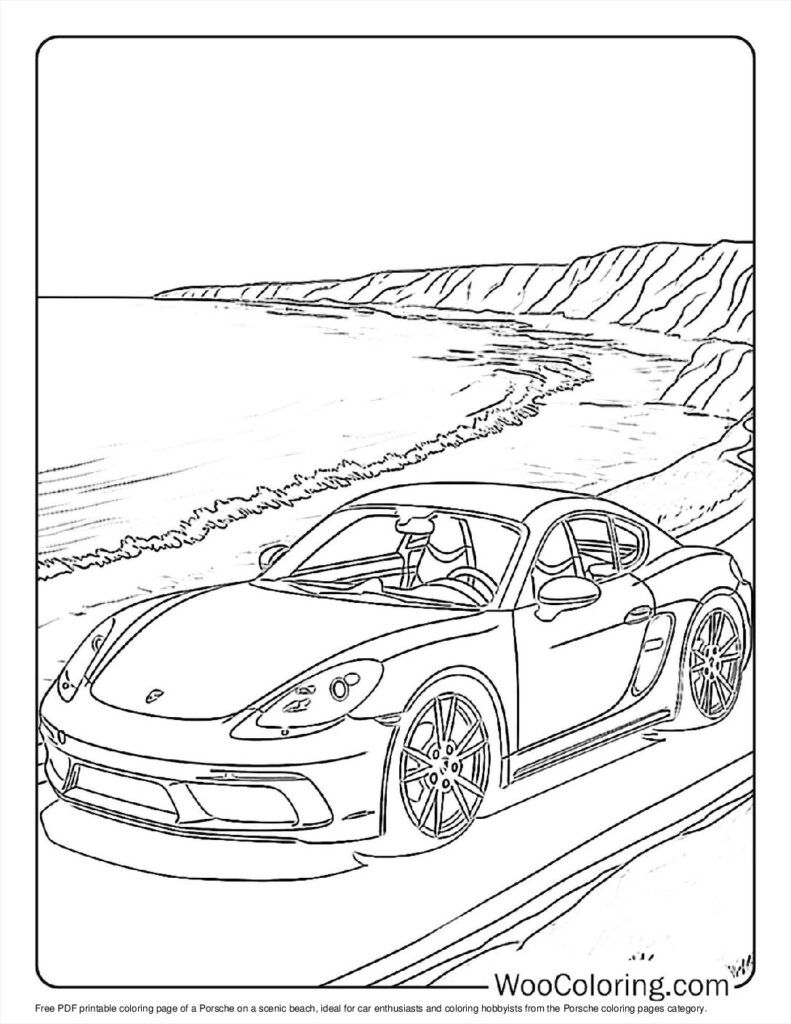 100  Porsche coloring pages  Free PDF To Print  - 26