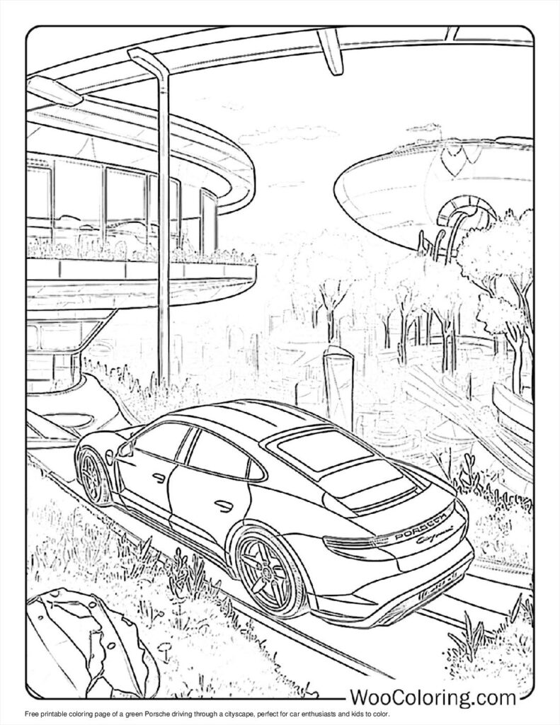 100  Porsche coloring pages  Free PDF To Print  - 40