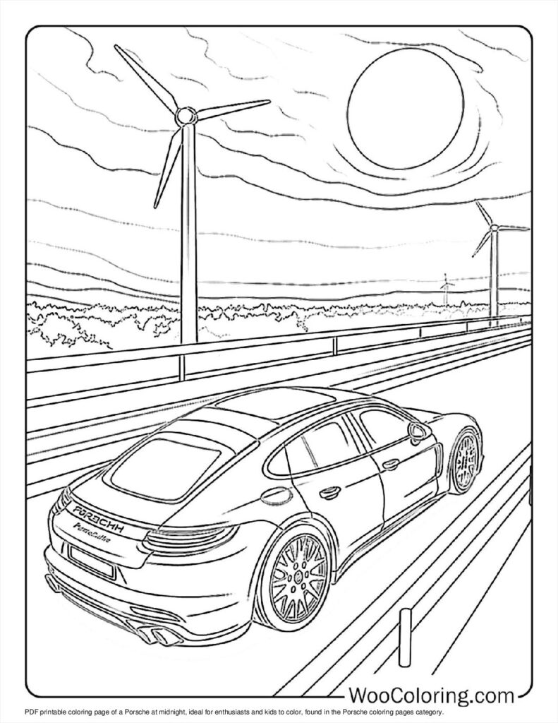 100  Porsche coloring pages  Free PDF To Print  - 22