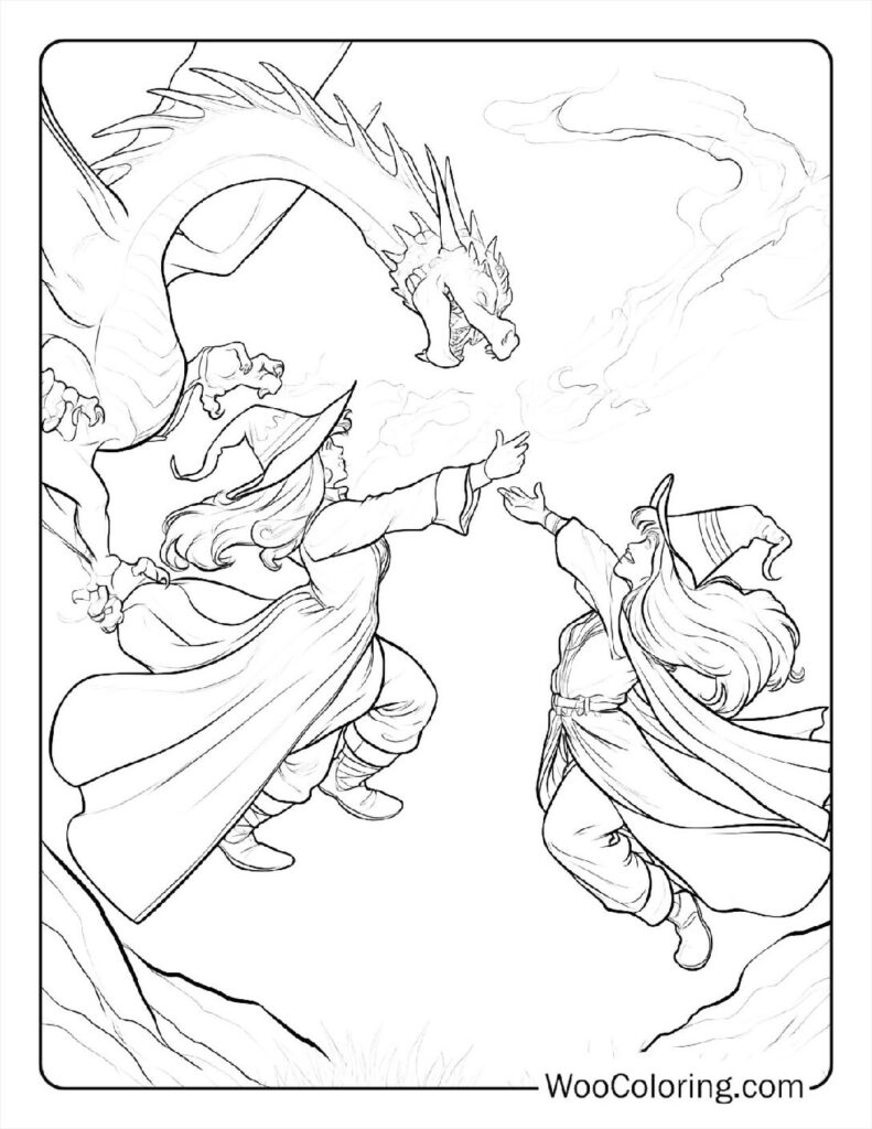 100 Dungeons Dragons coloring pages Free PDF To Print - 80