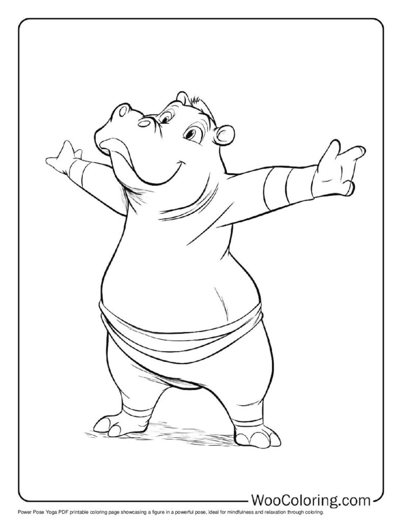 100  Yoga coloring pages  Free PDF To Print  - 92