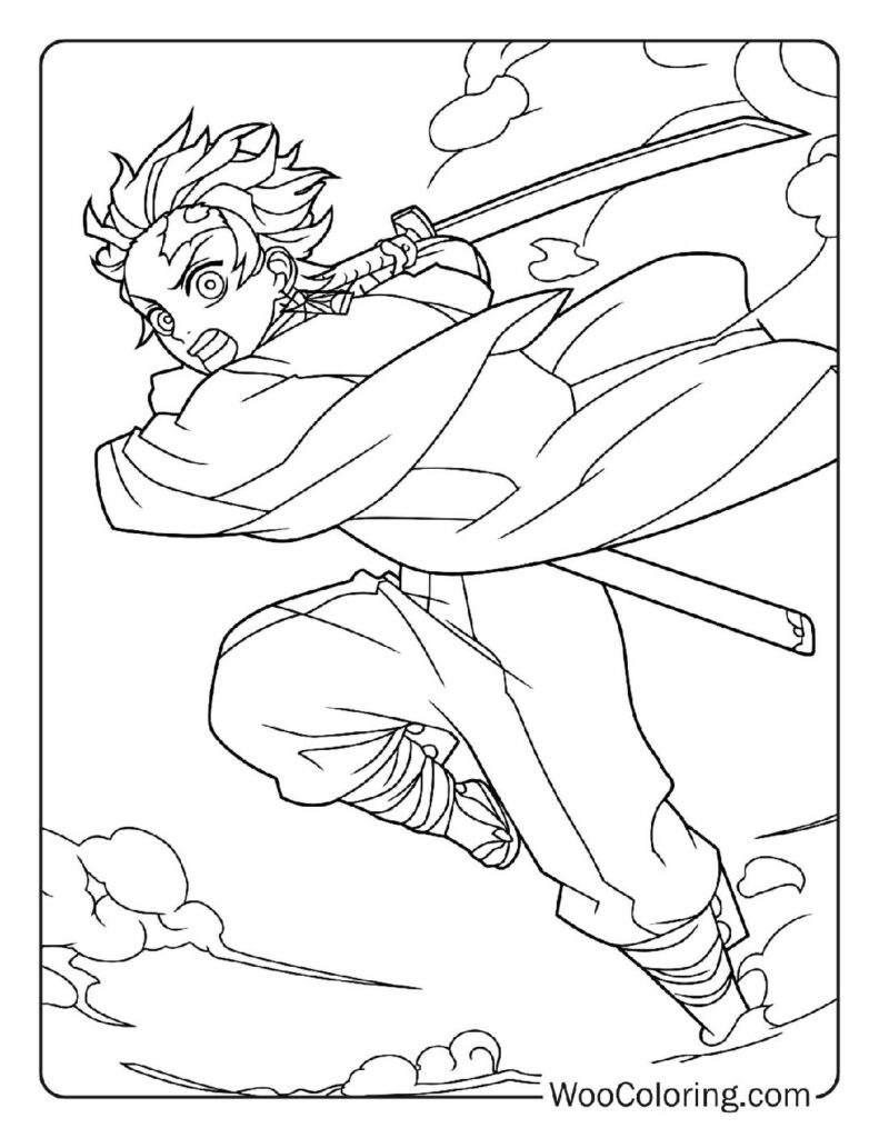 100  Demon Slayer coloring pages  Free PDF To Print  - 86
