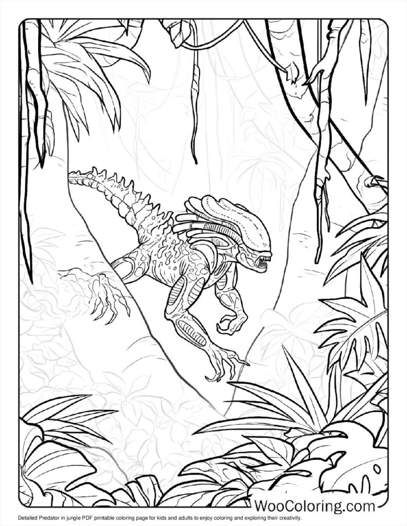 100  Alien coloring pages  Free PDF To Print  - 34