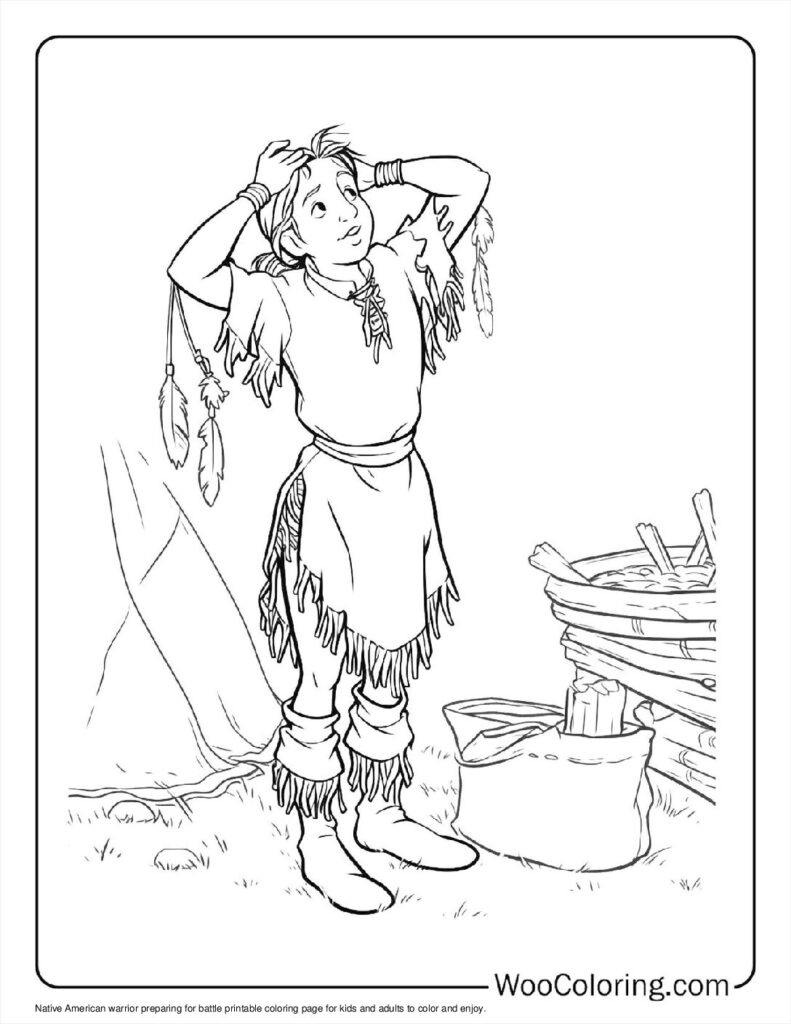 100  Native American coloring pages  Free PDF To Print  - 85