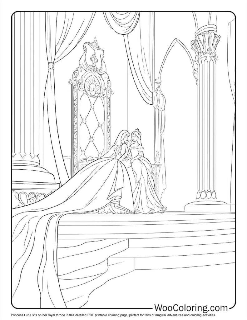 Princess Luna on Throne