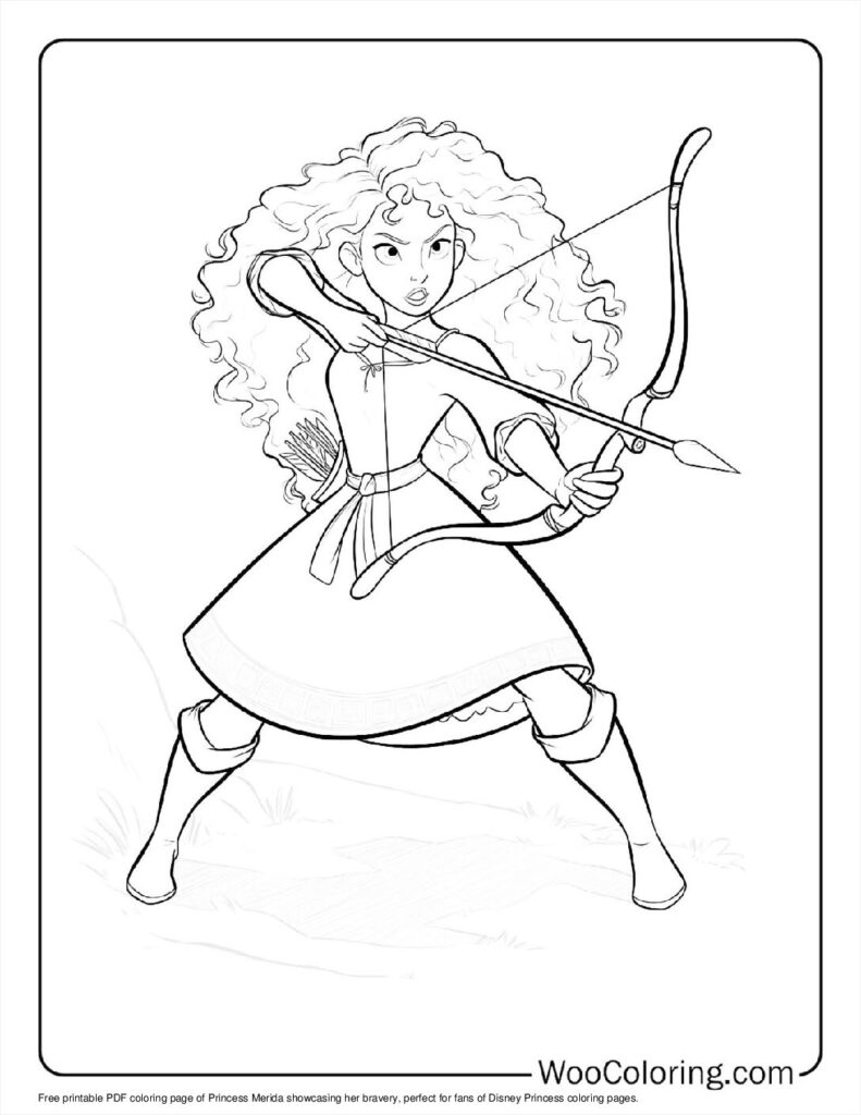 Princess Merida's Bold Move
