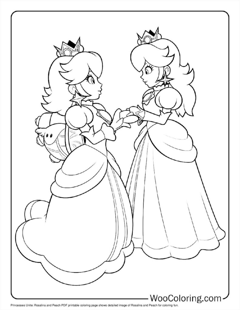 100  Rosalina coloring pages  Free PDF To Print  - 52