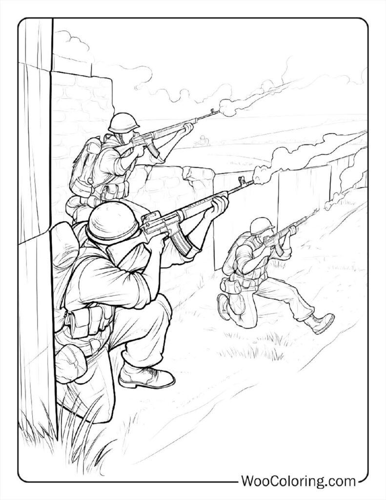 Prison Escape Coloring In For Kids
